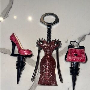 Fashion Wine Opener and Stopper Set
